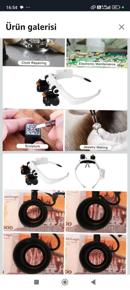 Değiştirilebilir Lensli Beyaz Dürbün - Görsel 3