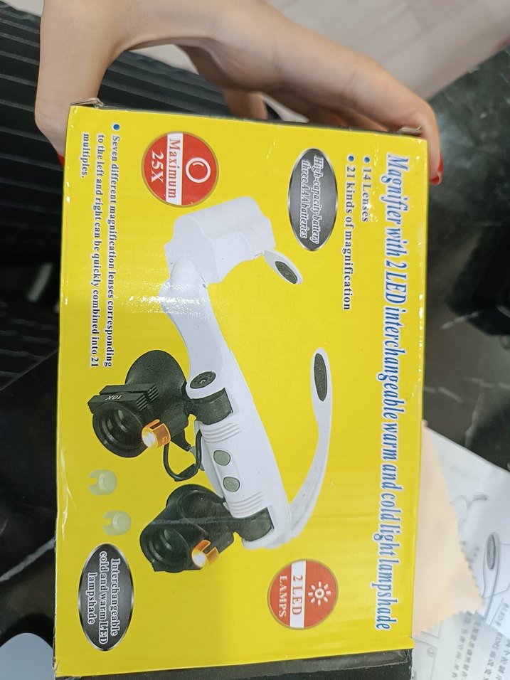 Değiştirilebilir Lensli Beyaz Dürbün - Görsel 4