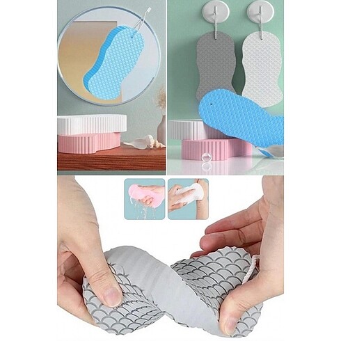  Beden Ultra yumuşak cilt temizleme çocuk banyo süngeri