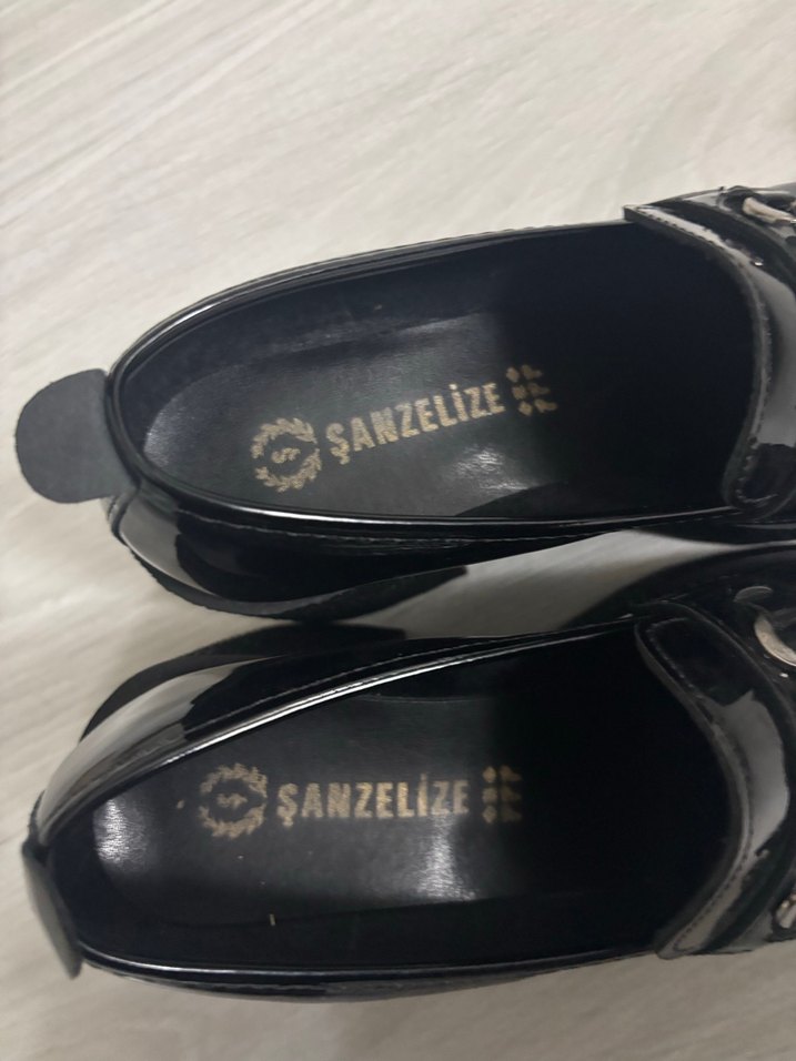 Siyah Platform Topuklu Kilitli Kadın Loafer - Görsel 2