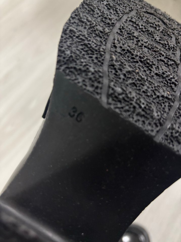 Siyah Platform Topuklu Kilitli Kadın Loafer - Görsel 4