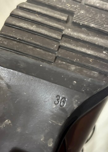 Kahverengi Deri Tokalı Biker Uzun Topuklu bot - Görsel 4