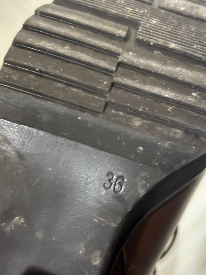 Kahverengi Deri Tokalı Biker Uzun Topuklu bot - Görsel 4