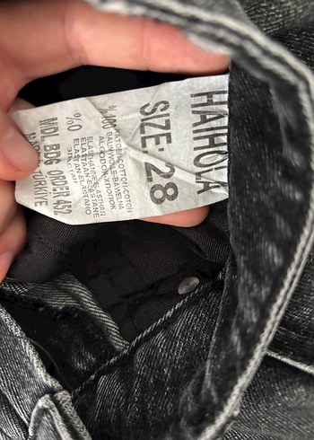 Antrasit Haihola Yirtik detayli Gotik Pantolon - Görsel 4