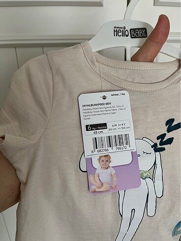 HelloBaby Alt üst bebek takım