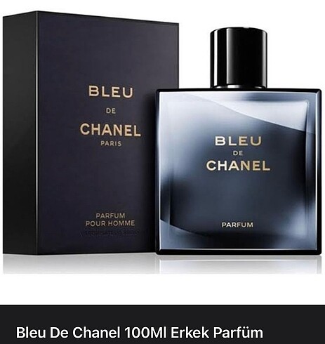 Bleu De Chanel 100Ml Erkek Parfüm