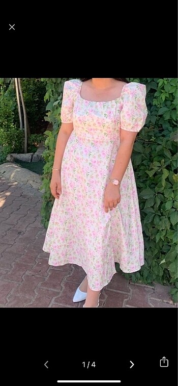 l Beden beyaz Renk Günlük elbise