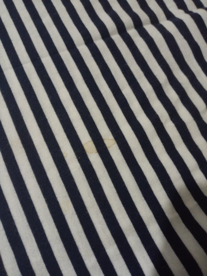 Kadın lacivert Beyaz Uzun Çizgili Etek - Görsel 2
