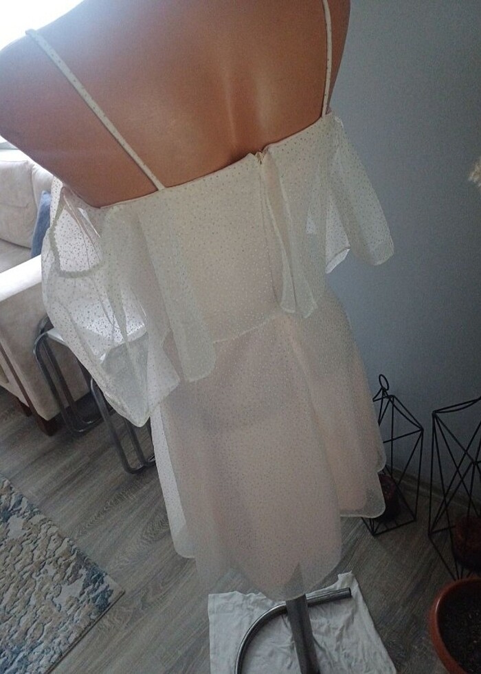 Toz pembe elbise - Görsel 5