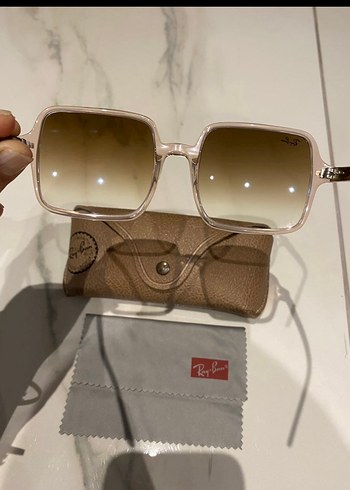 Şeffaf Bej Kadın Güneş Gözlüğü - Görsel 2