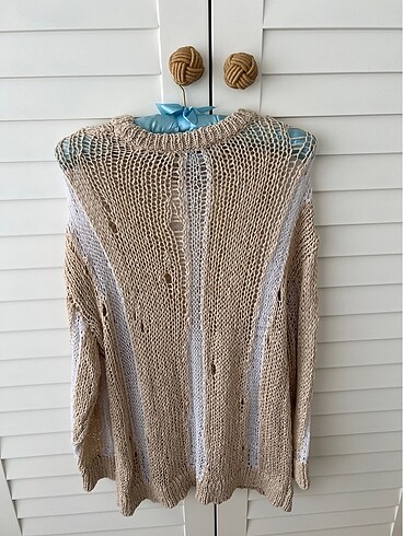 s Beden camel Renk Oversize kazak