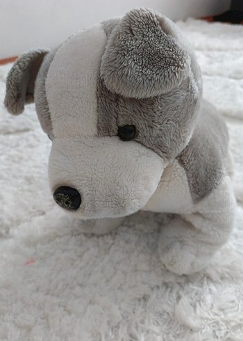 Fisher Price Gri Peluş Oyuncak Köpek