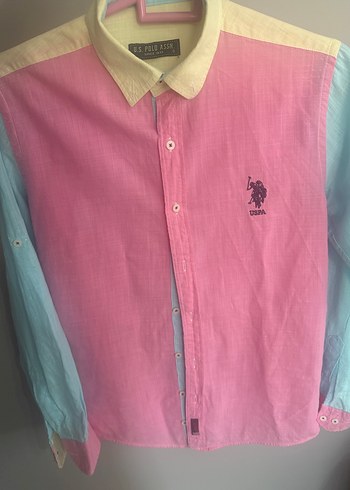 U.S. Polo Assn. Renkli Kadın Gömlek - Görsel 4