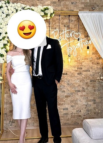 s Beden Beyaz Nikah Nişan Elbisesi