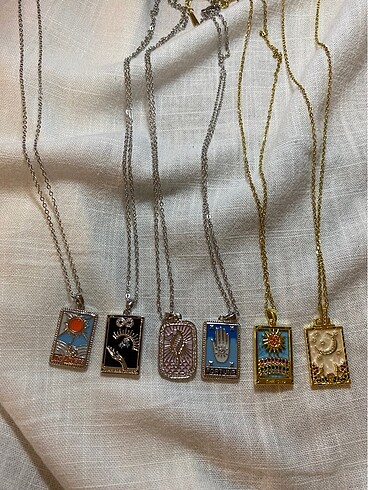  Beden Çelik Tarot Kolyeler