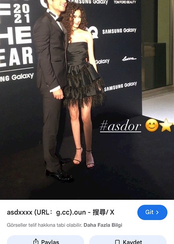 Siyah Straplez Mini Abiye Elbise - Görsel 3