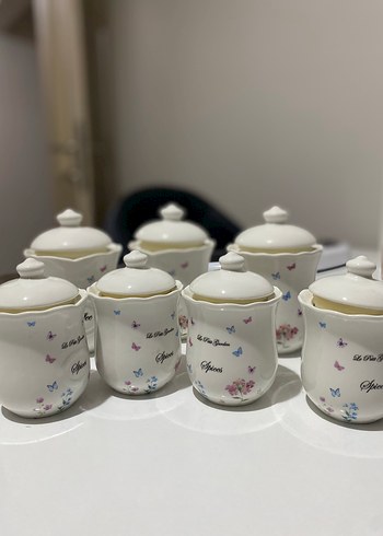 Schafer Kelebek desenli baharat takımı