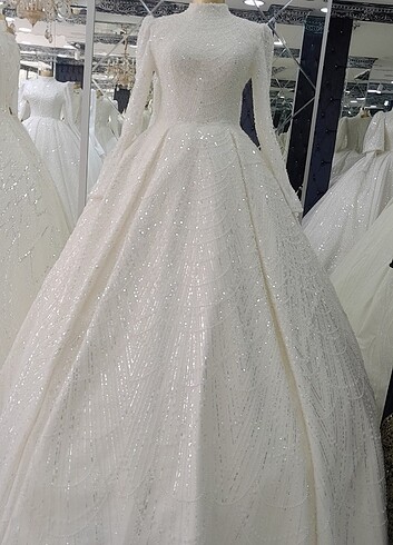 Tesettür gelinlik  - Görsel 7