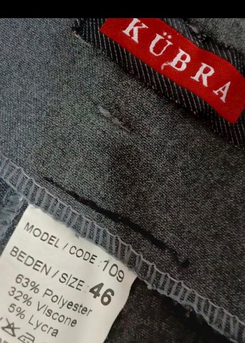 Gri Kumaş Pantolon - Görsel 3