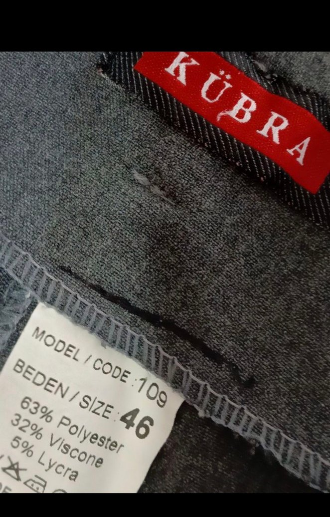 Gri Kumaş Pantolon - Görsel 3