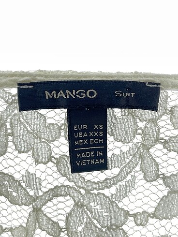 xs Beden beyaz Renk Mango Bluz %70 İndirimli.