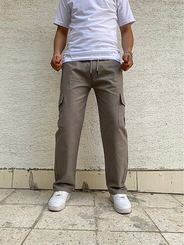 Kargo cepli baggy pantolon 3 adet