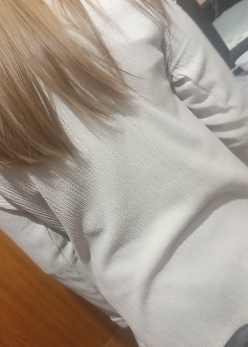 Gri Pamuklu Uzun Kollu Kadın Blazer ceket - Görsel 2