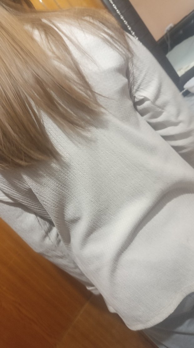 Gri Pamuklu Uzun Kollu Kadın Blazer ceket - Görsel 2