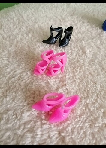 Barbie 8 çift BARBİE BEBEK AYAKKABISI