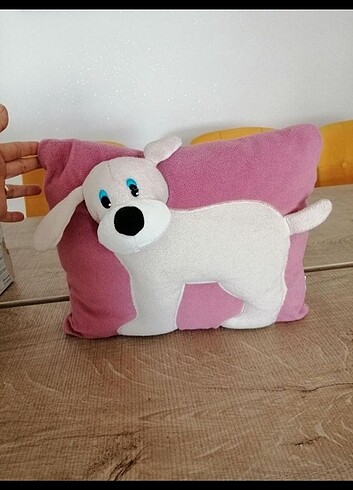 ÜÇ BOYUTLU, KÖPEKLİ İÇİ DOLGULU KIRLENT, MİNDER, YASTIK