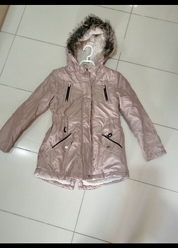 LC Waikiki LCW KIZ, ÇOCUK İÇİ KÜRKLÜ KABAN MONT PARDESU 8-9 yaş