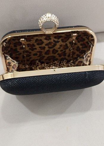 Kemer Tokalı Siyah  Kadın Portföy Çanta - Görsel 5