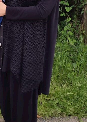 Siyah Düğmeli Uzun Kollu Kadın Takım - Görsel 4