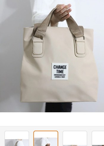 Bej Kadın Günlük Omuz Çantası - Görsel 2