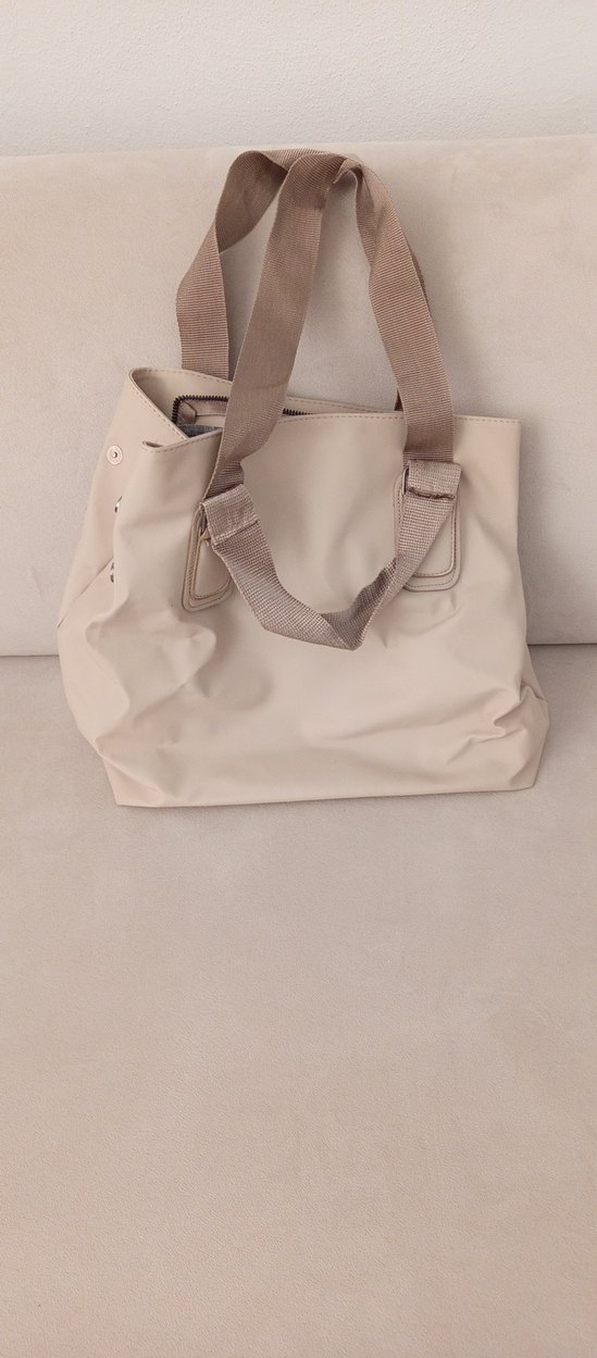 Bej Kadın Günlük Omuz Çantası - Görsel 3