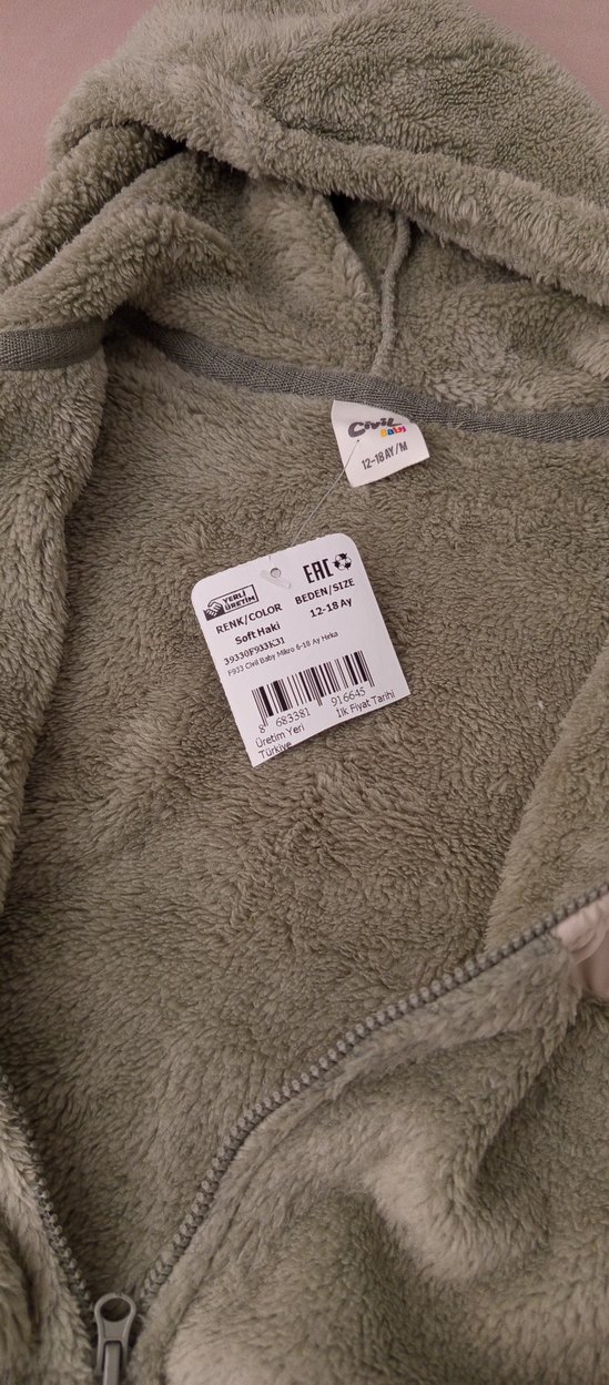 Kapüşonlu Fermuarlı Erkek Çocuk Ceket - Görsel 4