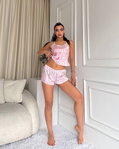 Dior ASKILI ŞHORTLU DIOR PİJAMA TAKIMI ????