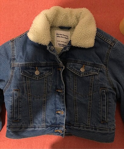 xs Beden Pull&Bear içi yünlü kot ceket