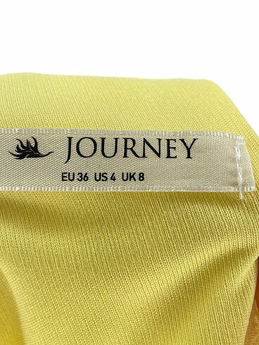36 Beden sarı Renk Journey Kısa Elbise %70 İndirimli.