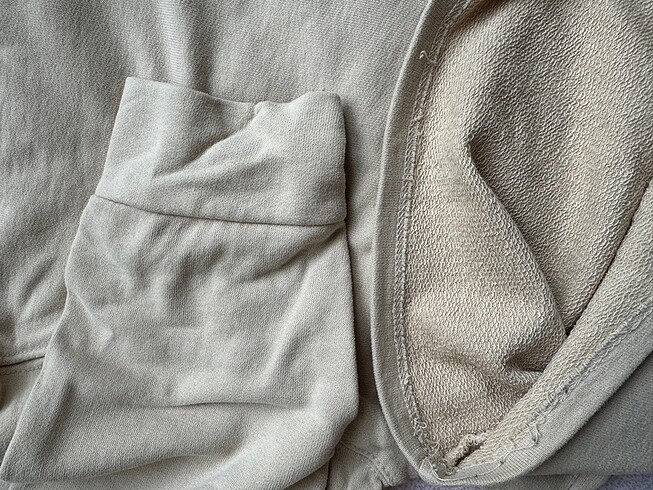 s Beden Zara ince krem sweat
