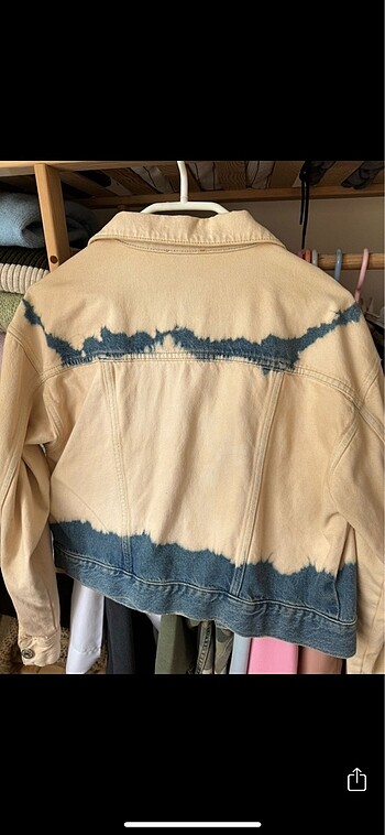 36 Beden çeşitli Renk Twist denim ceket