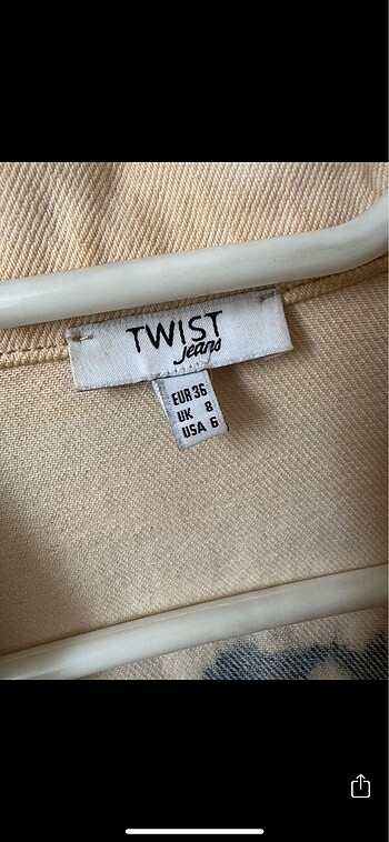 36 Beden Twist denim ceket