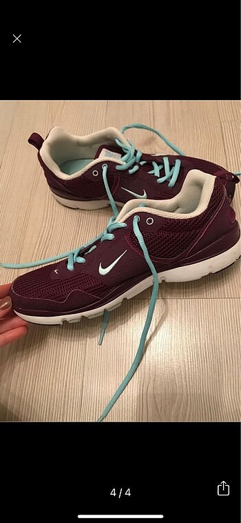 38,5 Beden mor Renk Orijinal nike spor ayakkabı