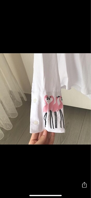 l Beden Hiç giyilmeyen flamingo gömlek
