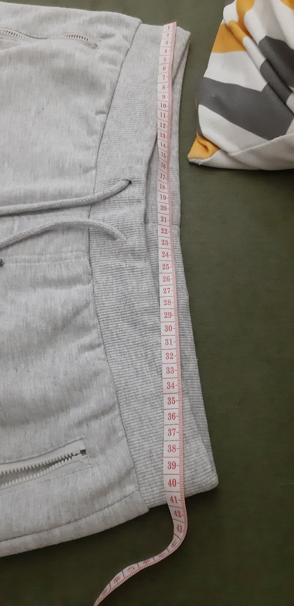 Gri Rahat Kesim Fermuarlı Erkek Eşofman Altı - Görsel 3