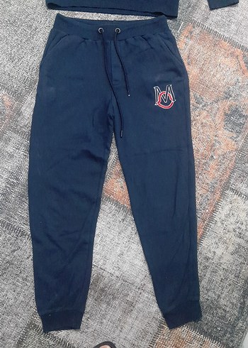 erkekler için Lacivert Rahat Kesim Eşofman Takımı - Görsel 2