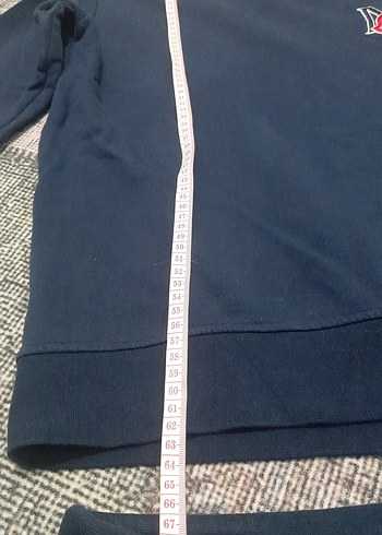 erkekler için Lacivert Rahat Kesim Eşofman Takımı - Görsel 5