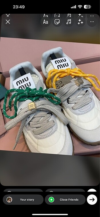 Miu miu sneakers