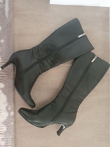 Hakiki deri az kullanılmış kadın çizme - Görsel 4