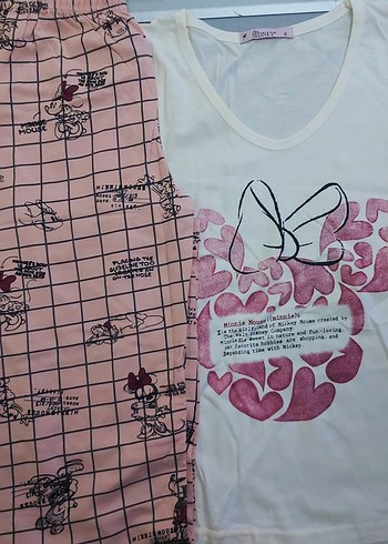 Mavi Baskılı Pop Kültür Pijama takımları - Görsel 5